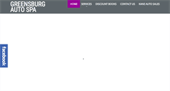 Desktop Screenshot of greensburgautospa.com